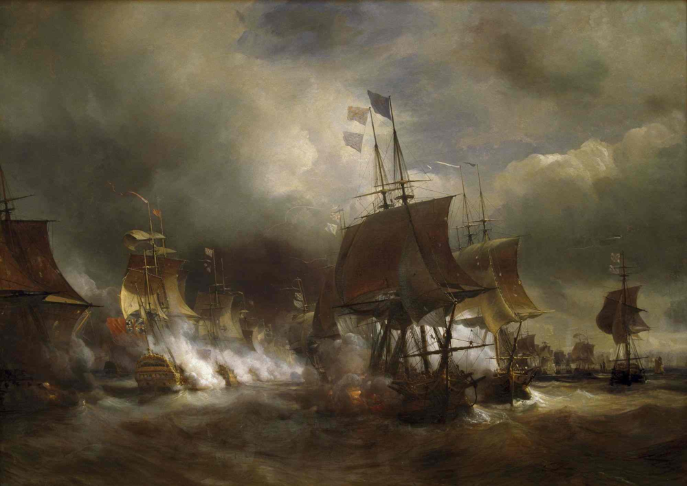Battle of Ushant, 1778, by Theodore Gudin